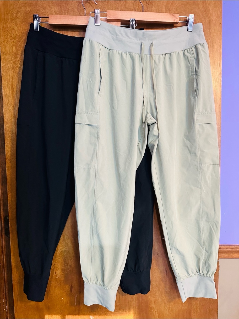 CALIA by Carrie Underwood Black & Light Sage Track Joggers - M, *2 Pair